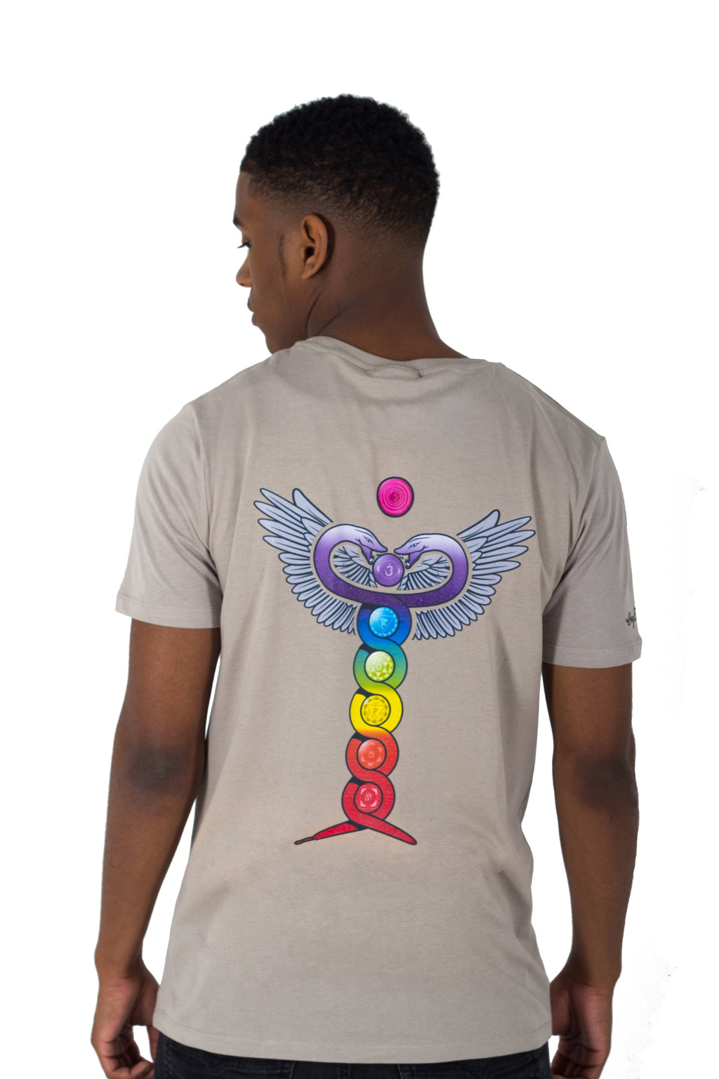 Chakra T-Shirt, Grey