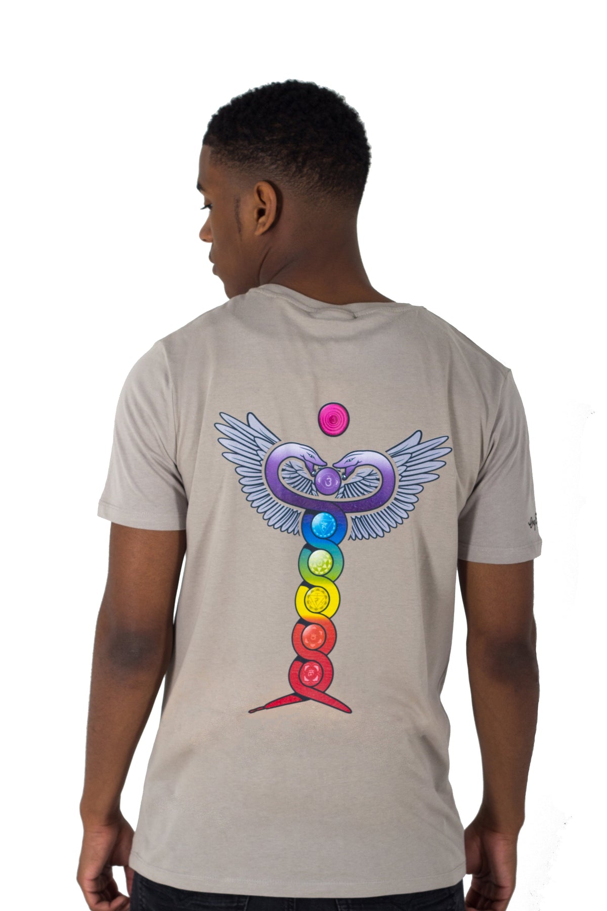Chakra T-Shirt, Grey