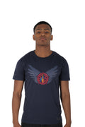 Triple Flame T-Shirt, Blue