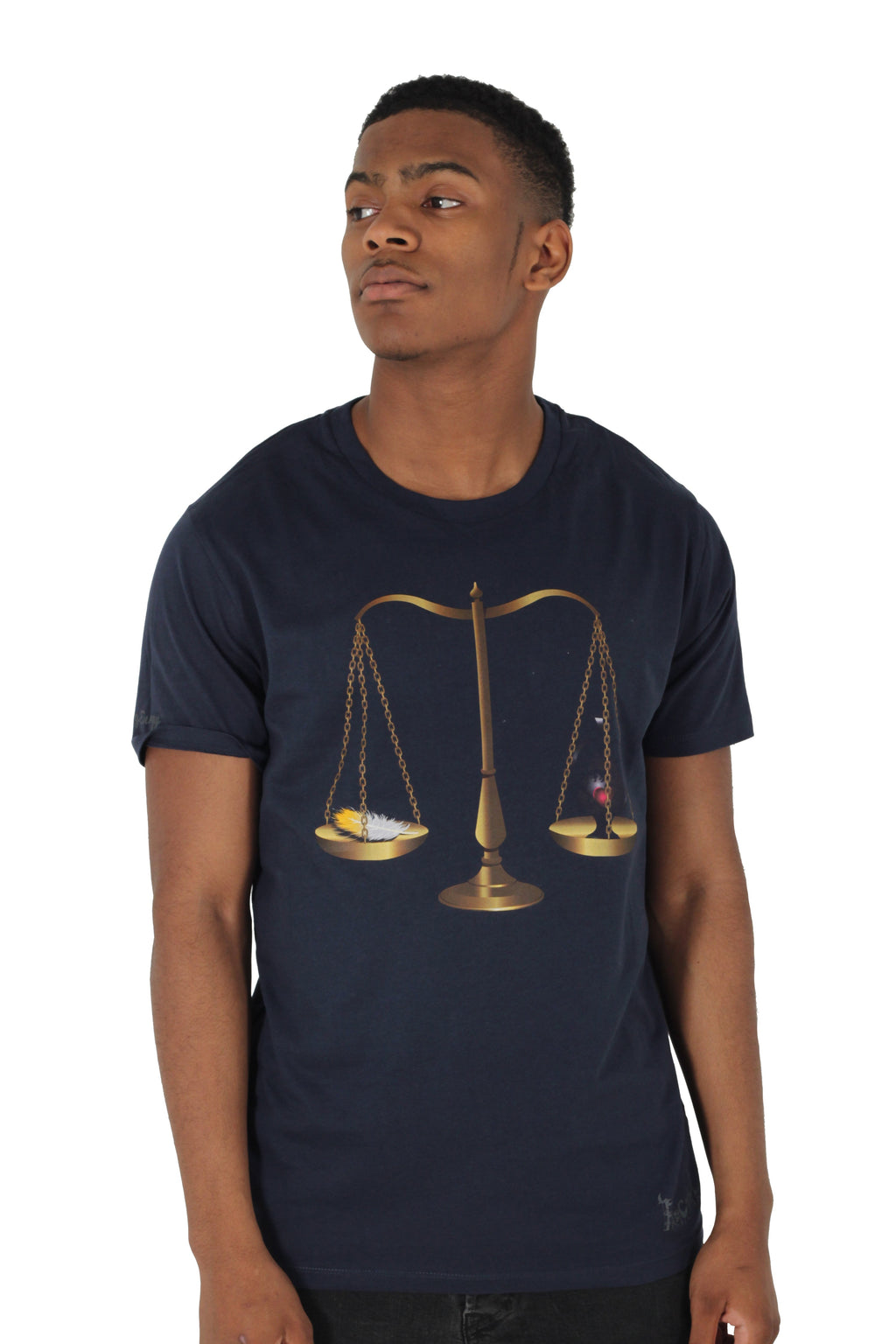 Scales of Ma'at T-Shirt, Blue