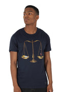 Scales of Ma'at T-Shirt, Blue