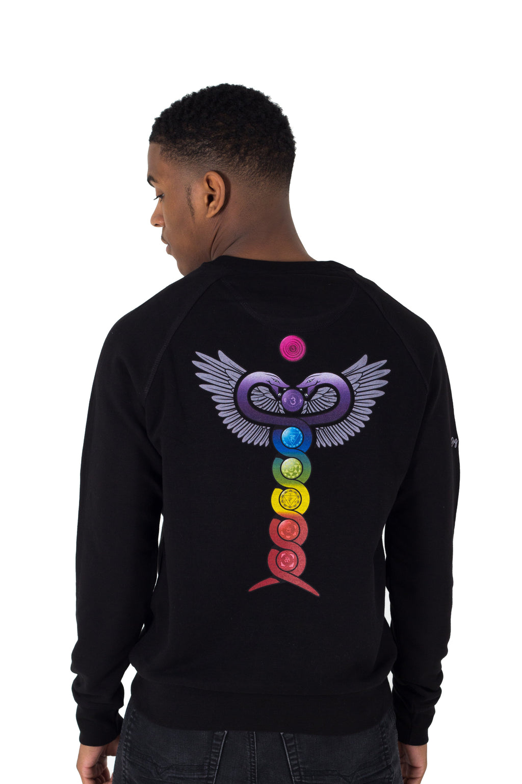 Chakra Sweatshirt, Black