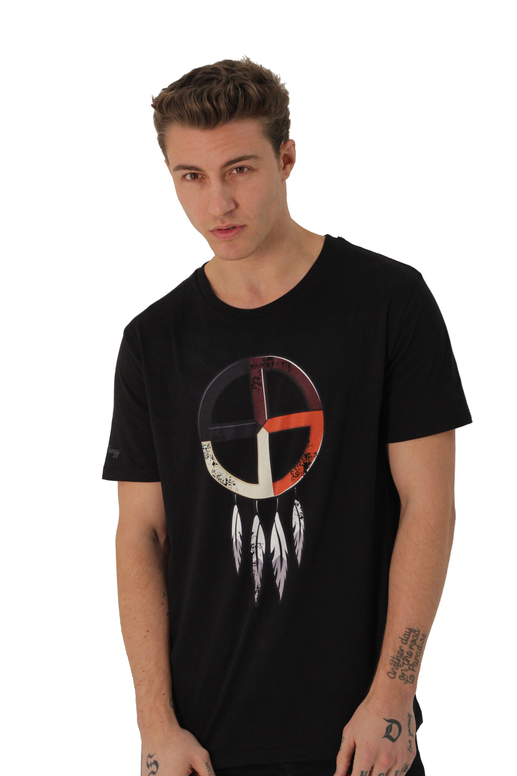 Medicine Wheel T-Shirt, Black
