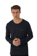 Fractal DNA Long Sleeve T-Shirt, Blue