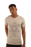 Metatron Cube T-Shirt, Grey