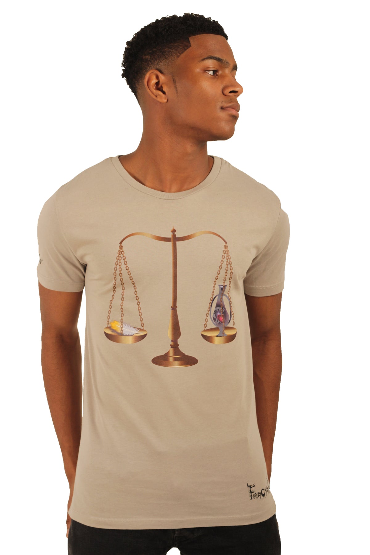Scales of Ma'at T-Shirt, Grey