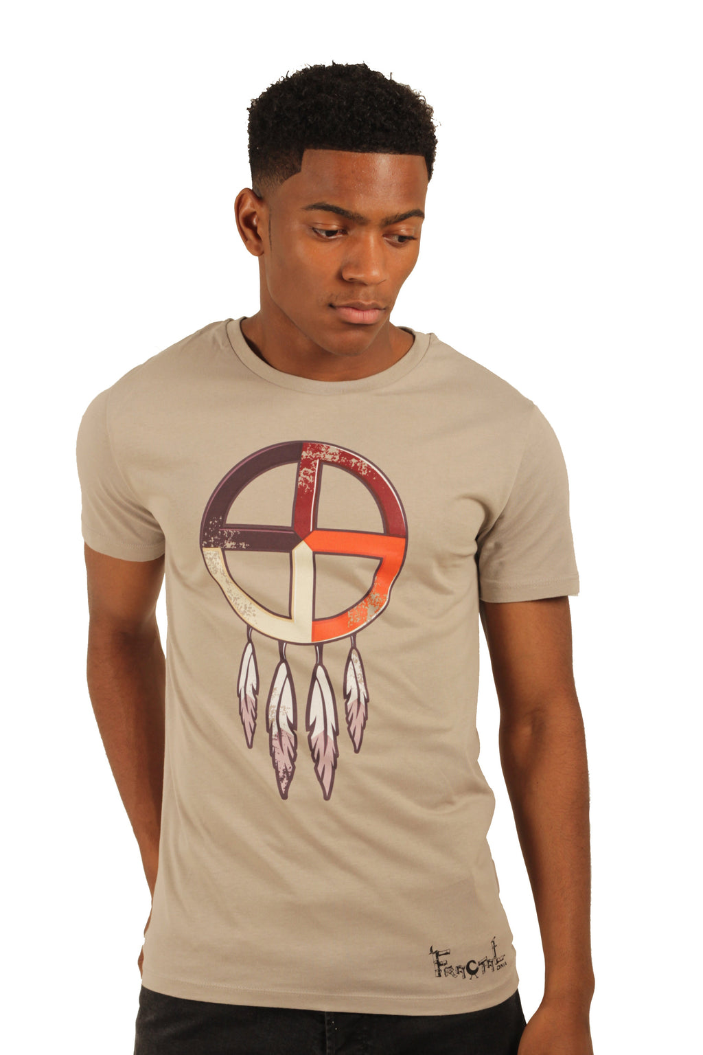 Medicine Wheel T-Shirt, Grey