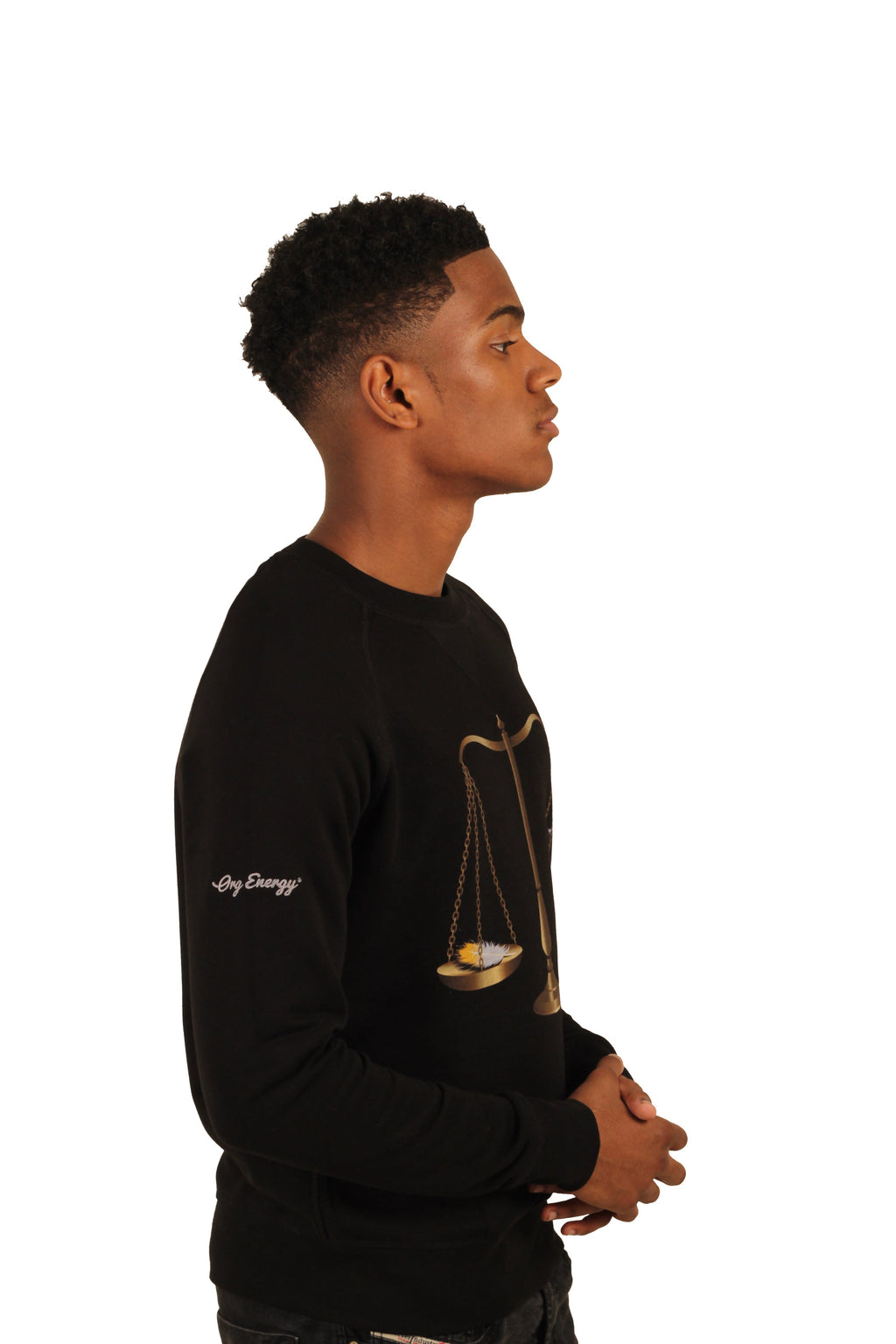 Scales of Ma'at Sweatshirt, Black