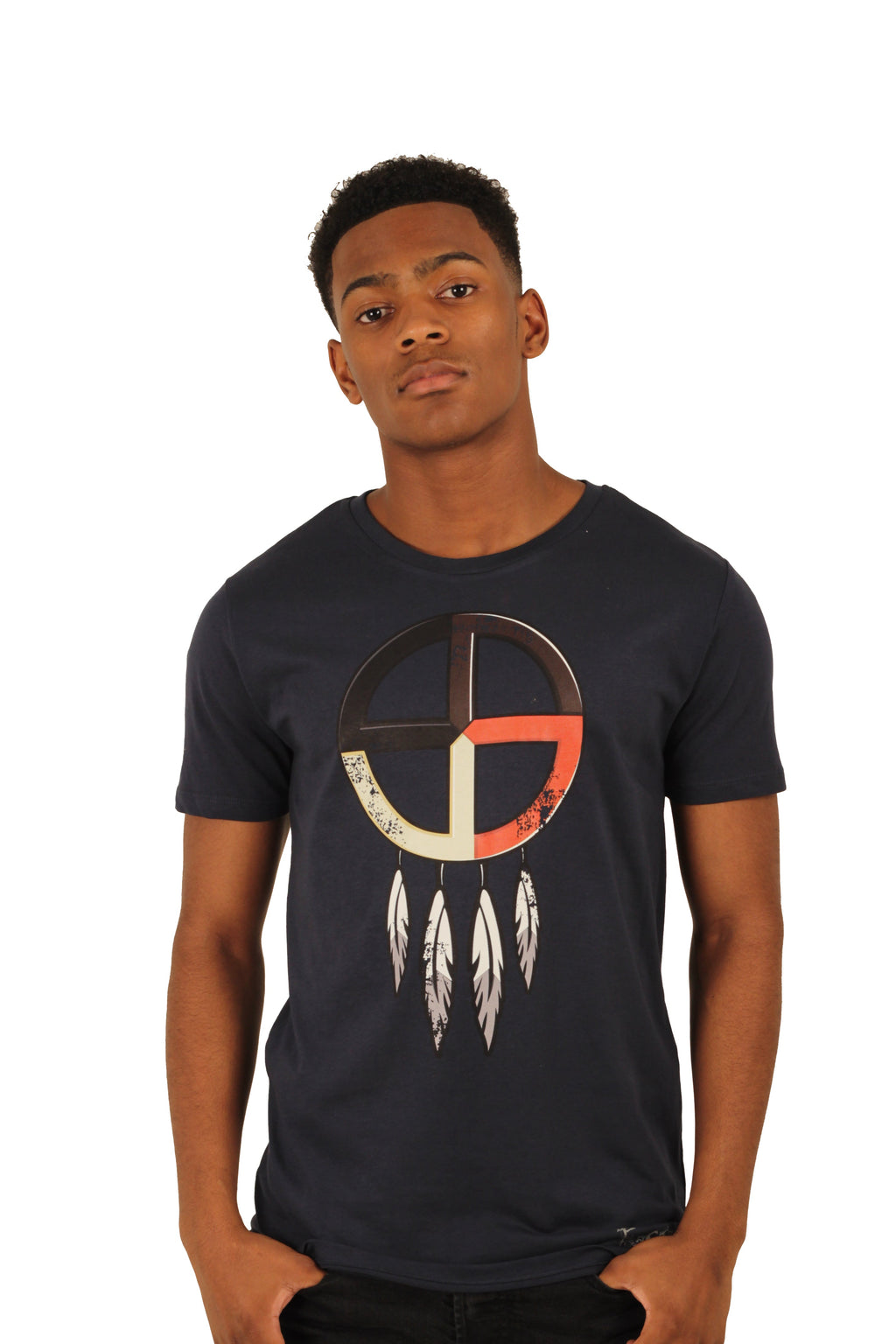 Medicine Wheel T-Shirt, Blue