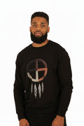 Medicine Wheel Sweatshirt, Black