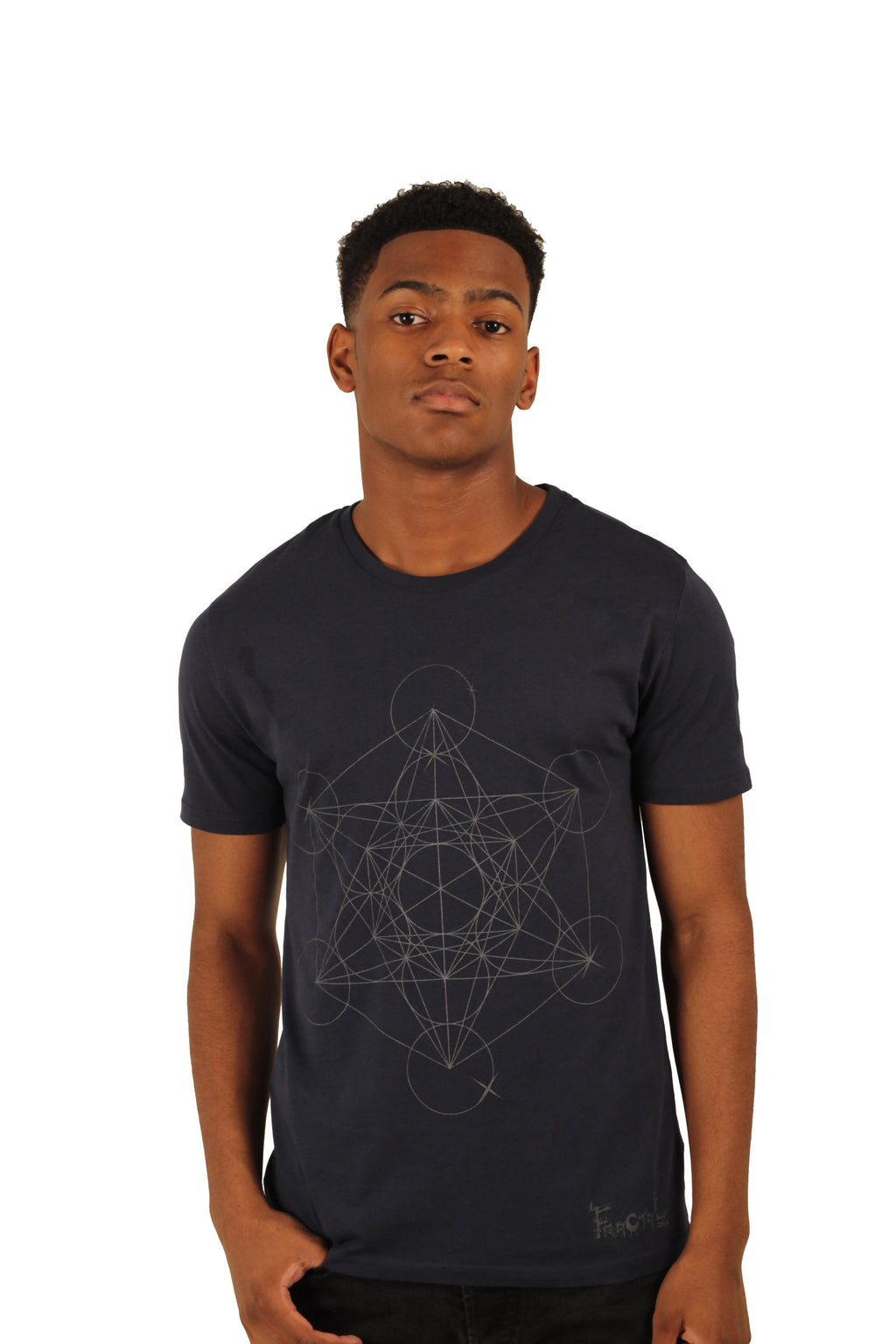 Metatron Cube T-Shirt, Blue