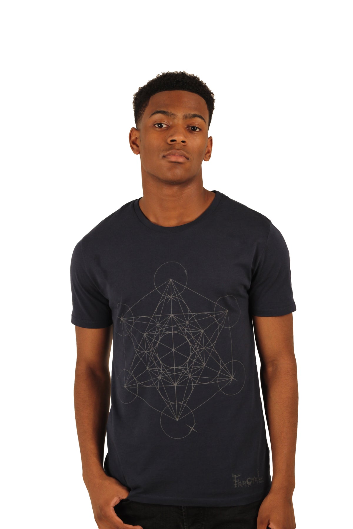 Metatron Cube T-Shirt, Blue