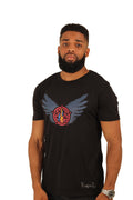 Triple Flame T-Shirt, Black