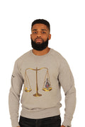 Scales of Ma'at Sweatshirt, Grey