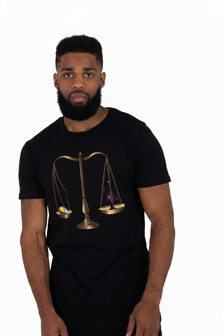 Scales of Ma'at T-Shirt, Black